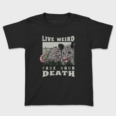 Possum Wild Animal Funny Quote Illustration, Tricou Copii