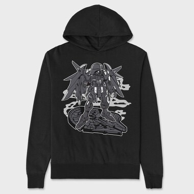 Darth Vader Mech, Hanorac Oversize Barbati (Unisex)