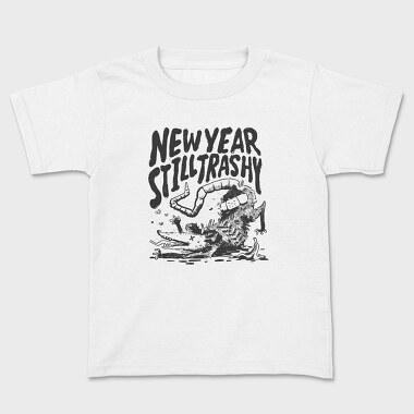 Possum Animal Anti New Year Still Trashy, Tricou Copii