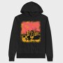 Port With Ships And Boats Sight Seen, Hanorac Oversize Barbati (Unisex)