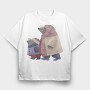 Polar Bear Hug, Tricou Oversize Barbati (Unisex)