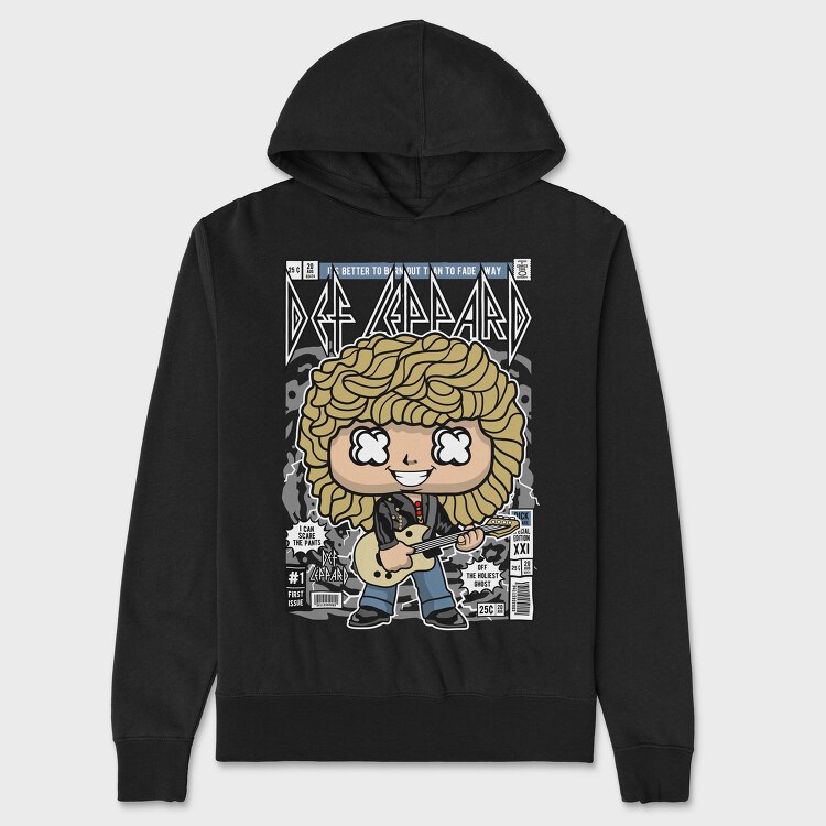 Def Leppard Rockstar, Hanorac Oversize Barbati (Unisex)