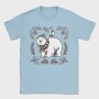 Polar Bear Animal Winter Throw Pillow, Tricou Barbati (Unisex)