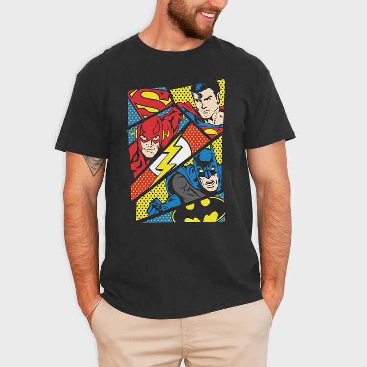 Superman Batman, Tricou Barbati (Unisex)
