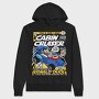Donald Duck Racer, Hanorac Oversize Barbati (Unisex)
