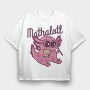 Playful Axolotl Mathalotl, Tricou Oversize Barbati (Unisex)