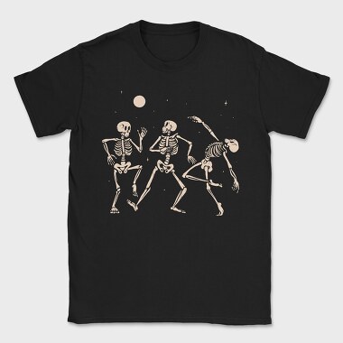 Vibing Dancing Skeletons, Tricou Barbati (Unisex)