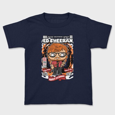 Ed Sheeran Comic Pop Art, Tricou Copii