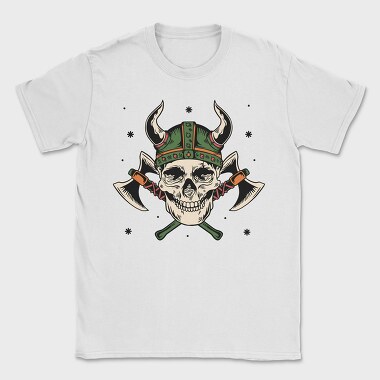 Viking Skull Axe, Tricou Barbati (Unisex)