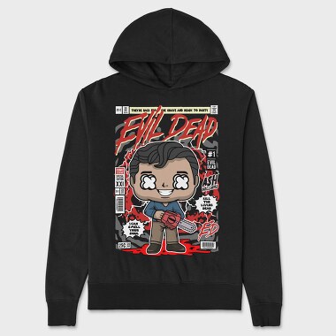 Evil Dead Ash, Hanorac Oversize Barbati (Unisex)