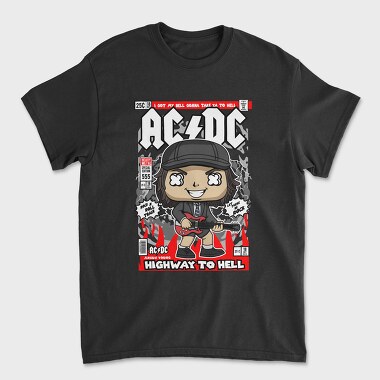 Highway To Hell Rockstar, Tricou Barbati (Unisex)