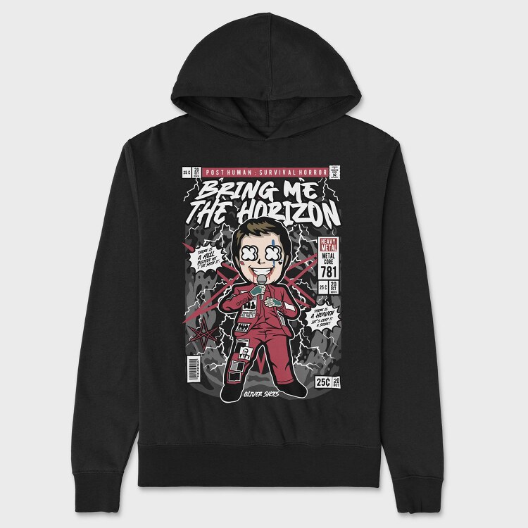 Horizon Horror Comic, Hanorac Oversize Barbati (Unisex)