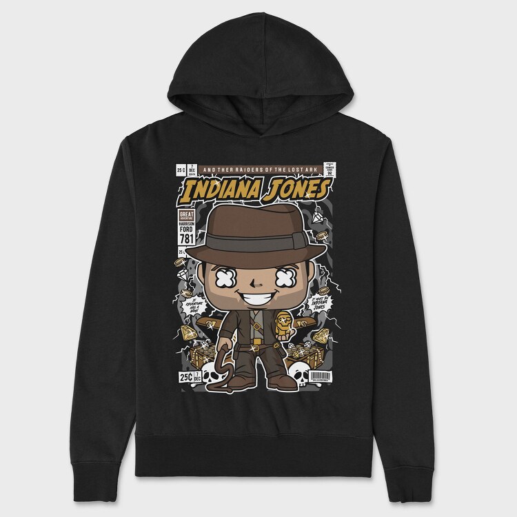 Indiana Adventure Quest, Hanorac Oversize Barbati (Unisex)