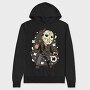 Jason Mask Slasher, Hanorac Oversize Barbati (Unisex)