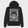 Jimi Hendrix Rock Star, Hanorac Oversize Barbati (Unisex)