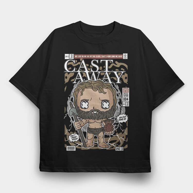 Jungle Warrior Saga, Tricou Oversize Barbati (Unisex)