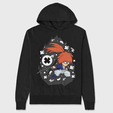 Kung Fu Ninja Warrior, Hanorac Oversize Barbati (Unisex)