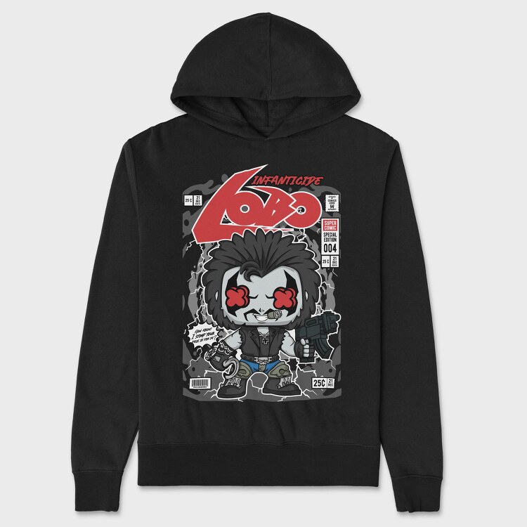 Lobos Edge, Hanorac Oversize Barbati (Unisex)