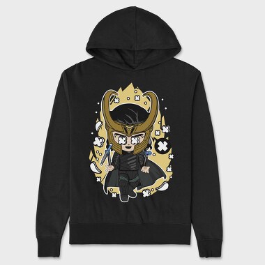 Lokis Thunder Strike, Hanorac Oversize Barbati (Unisex)