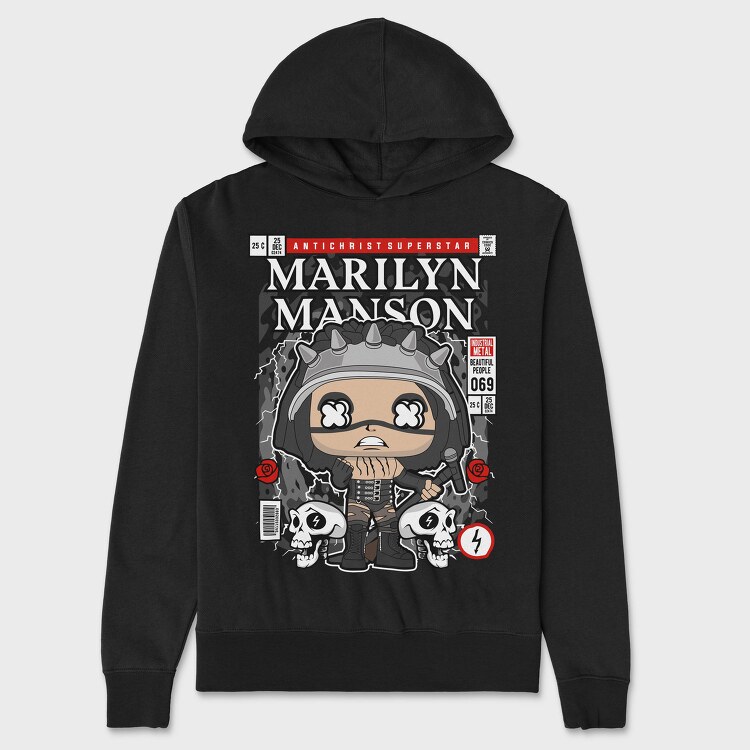 Mansons Edge, Hanorac Oversize Barbati (Unisex)