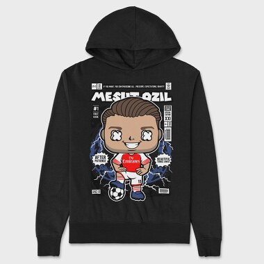 Mesut Ozil Comic, Hanorac Oversize Barbati (Unisex)