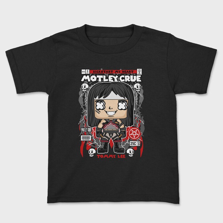 Motley Crue Pop Art, Tricou Copii