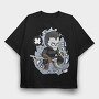 Ninja Warrior Strike, Tricou Oversize Barbati (Unisex)