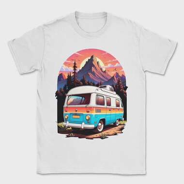 Vintage Bus, Tricou Barbati (Unisex)