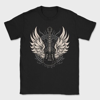 Vintage Gitar Rock, Tricou Barbati (Unisex)