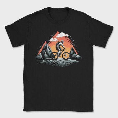Vintage Mountain Bike, Tricou Barbati (Unisex)