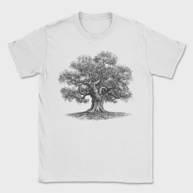 Vintage Oak Tree, Tricou Barbati (Unisex)