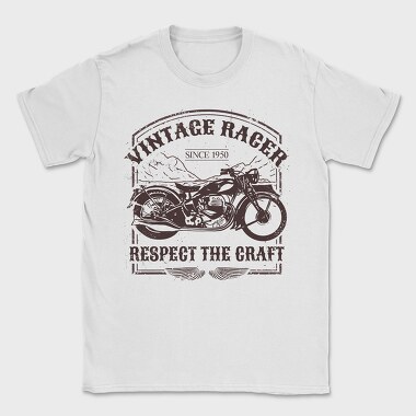 Vintage Racer, Tricou Barbati (Unisex)