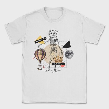Vintage Sun King, Tricou Barbati (Unisex)