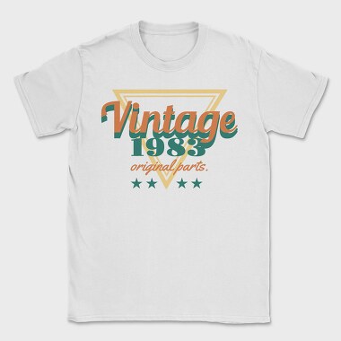Vintage Triangle, Tricou Barbati (Unisex)