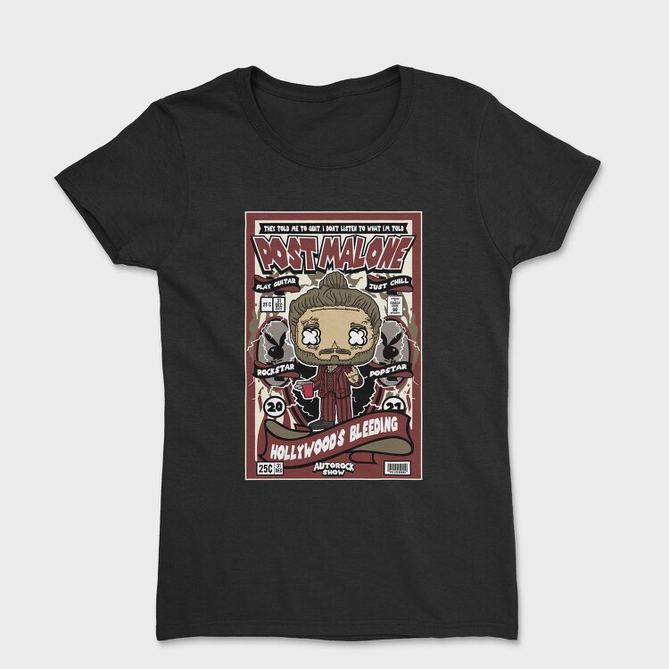 Post Malone Rockstar, Tricou Femei