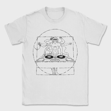 Vitruvian Dj, Tricou Barbati (Unisex)