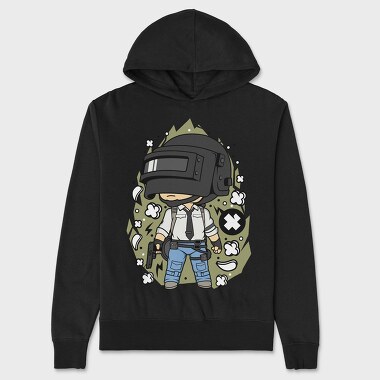 Pumpkin Battle Knight, Hanorac Oversize Barbati (Unisex)