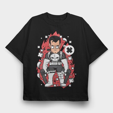 Punishers Edge, Tricou Oversize Barbati (Unisex)