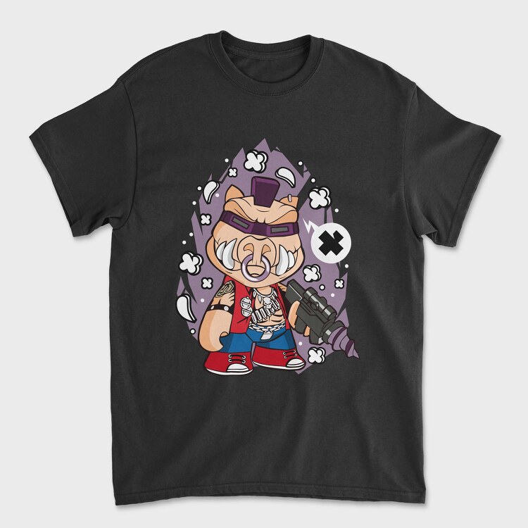 Punk Rock Warrior, Tricou Barbati (Unisex)