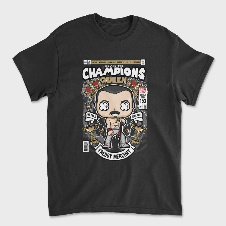 Queen Rock Pop, Tricou Barbati (Unisex)
