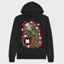 Question Mark Clown, Hanorac Oversize Barbati (Unisex)