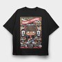 Ramones Rock Revival, Tricou Oversize Barbati (Unisex)