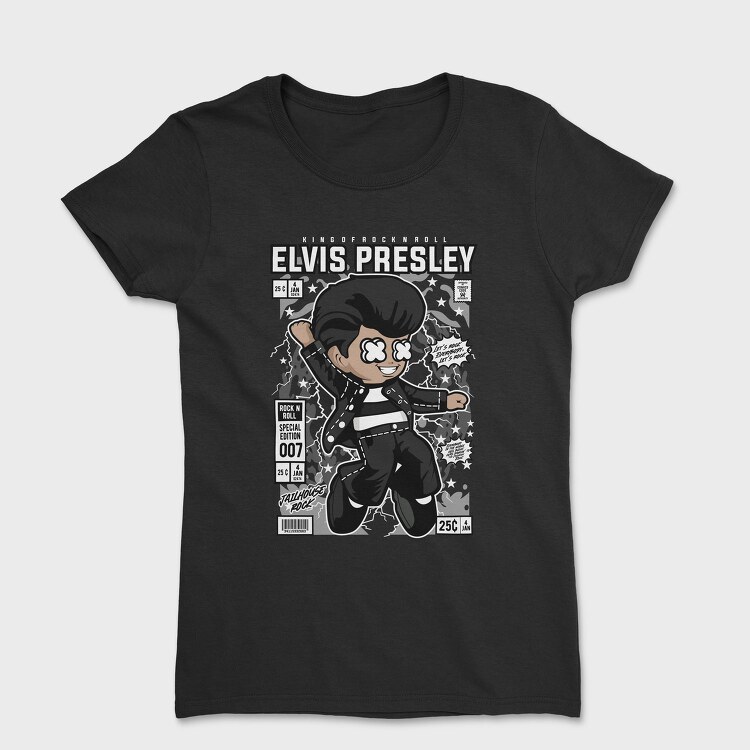 Rockstar Elvis Comic, Tricou Femei