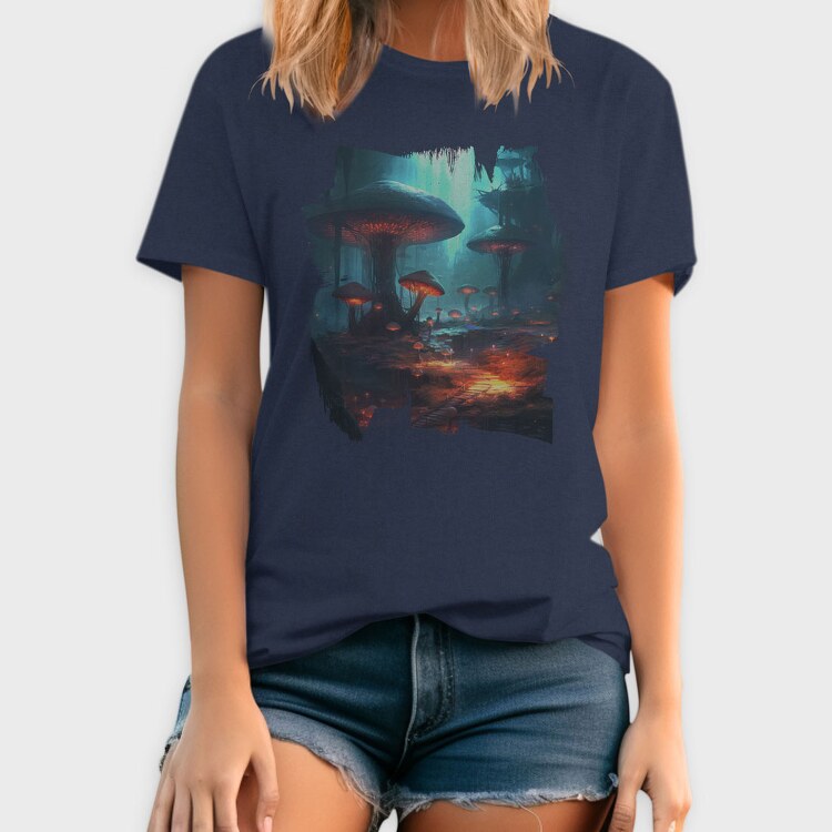 Futuristic Fungi, Tricou Barbati (Unisex)