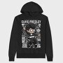Rockstar Elvis Comic, Hanorac Oversize Barbati (Unisex)