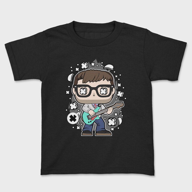 Rockstar Glasses Guitar, Tricou Copii
