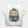 Rockstar Guitar Hero, Tricou Oversize Barbati (Unisex)