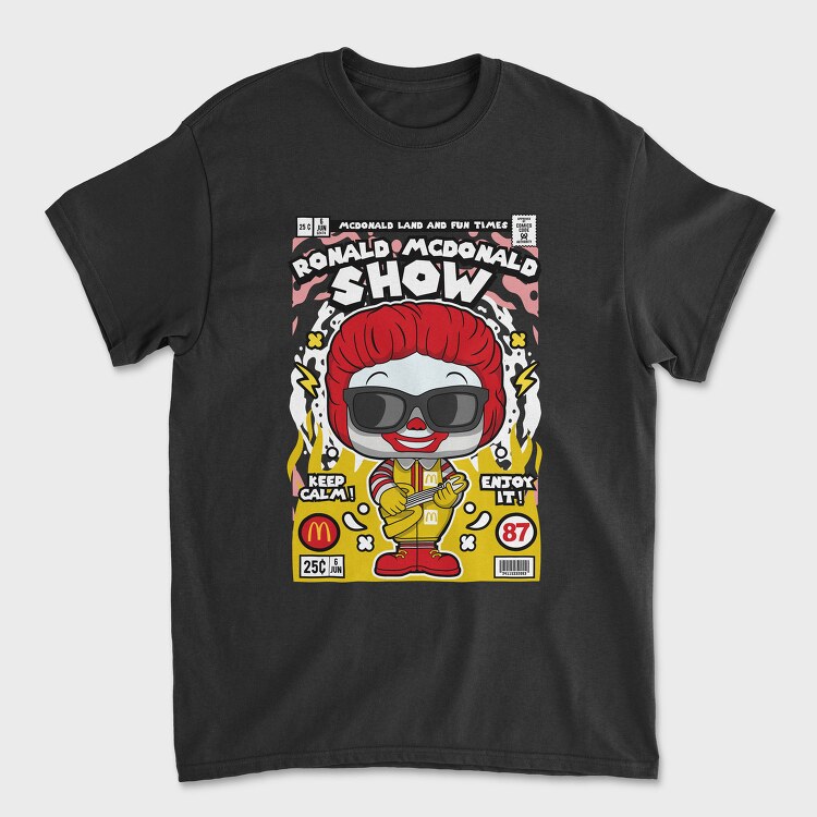 Ronald Cool Mcdonalds, Tricou Barbati (Unisex)