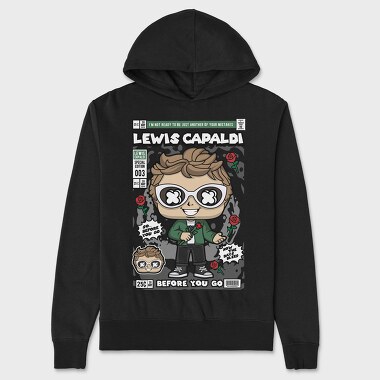 Roses Sunglasses Pop Culture Comic Streetwear, Hanorac Oversize Barbati (Unisex)