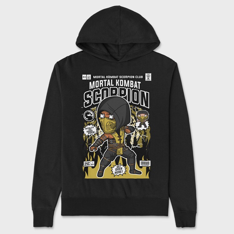 Scorpion Strike, Hanorac Oversize Barbati (Unisex)